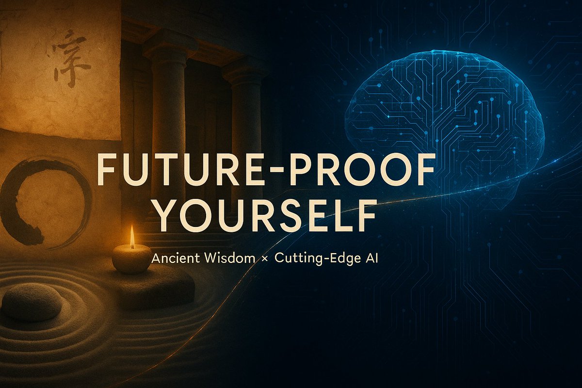 martinsoorjoo's tweet image. How to Future-Proof yourself and Navigate Chaos in our fast ,chaotic world:
- Become #Adaptable
- Embrace being human
- Become #Antfragile
- Embrace #AI 
- Respect Ancient Wisdom
- Protect Your  #Focus
- Optimise Your Health
- Be Compassionate to others
- #Love Always