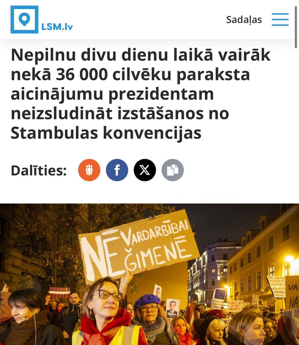 Paraksties arī Tu - manabalss.lv/i/3788 ! 
Kaut nekad nepienāktu diena, kad Latvija pagriež muguru mūsu tuvākajiem sabiedrotajiem Eiropā, kad Saeima nedzird un neieklausās Latvijas cilvēkos! Kopējot krieviju, neaizstāvam Latviju! Populisms posta, konvencija sargā!