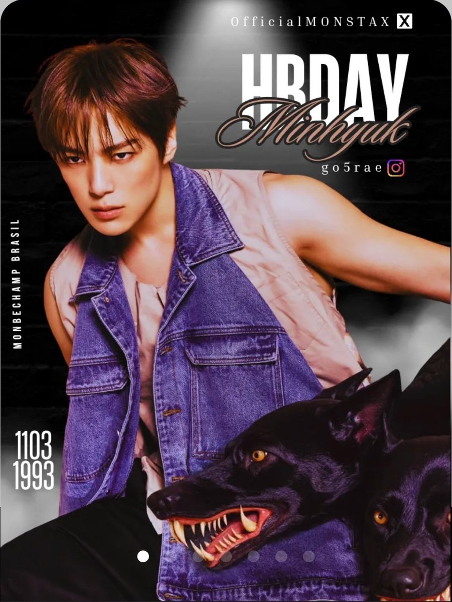 🎉Tá chegando...falta pouco pra essa coisa linda fazer aniversário.
✅Então já vai lá conferir na aba Chart do app Idolchalp, nosso banner.

❤️‍🔥Minhyuk, C tá demais!
#MINHYUK #민혁
#MONSTAX  #몬스타엑스
#HBDAYMinhyuk