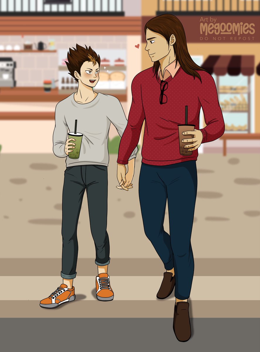 “Feels like a date” 🥤✨❤️ small ficlet and art for the <a href="/AsaNoyaExchange/">AsaNoya Exchange 🧸⚡️</a> gift for <a href="/daemmerung89/">morgendaemmerung89</a> 🎁 

Read it on AO3 archiveofourown.org/works/71228206

#asanoya