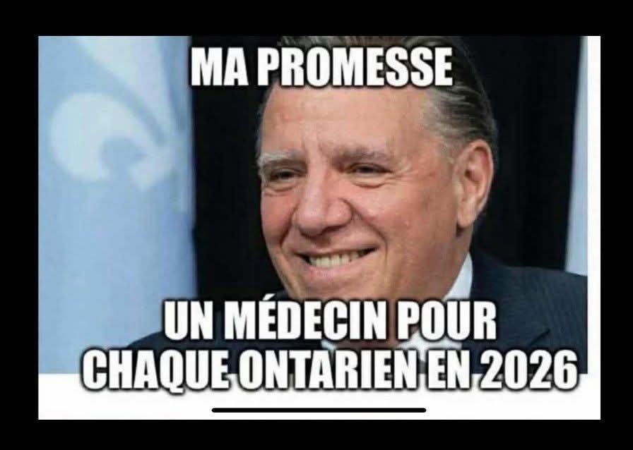 claudiacm1146's tweet image. Quebec, making Ontario better since 1976. 
#CAQ #PQ #polqc