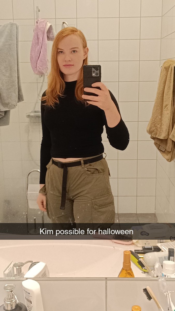 Ginger being Kim Possible as I'm lazy and that's easy
