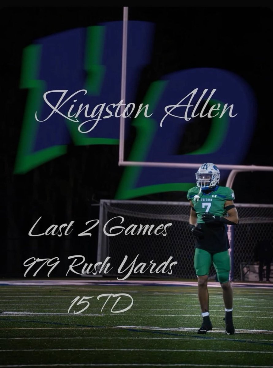 Stats from the first two rounds of the playoffs!! <a href="/ndatritonfb/">NDA Triton Football</a>