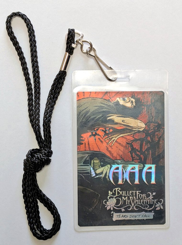 maidenjap's tweet image. 【フォロー＆リポストで応募！】
お宝品の再抽選！ &quot;ラウパ25
Bullet For My Valentine&quot; 出演記念！
BFMVファン必見の超貴重な一品！
2006年「The Poison Release  UK Tour」
『ヘッドライン＆ガンズアンドローゼズ
サポートツアー共通・アーティスト及び
関係者用 AAAパス』を 1名にプレゼント！…