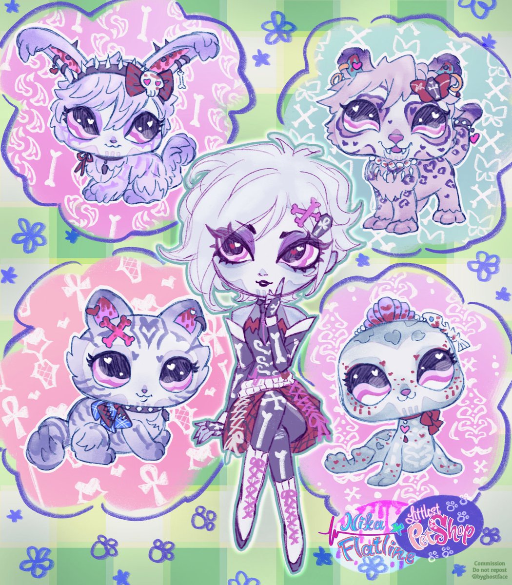 byghostface_'s tweet photo. Nika Flatline as Littlest Pet Shop(s)πΎπ
For @t0ytle !! Thank you for donating to @dcforgaza πβ₯οΈ
#Flatline #Nika #FlatlineDC #NikaFlatline #dccomics #fanart #myart https://t.co/SGuFQN8rB9