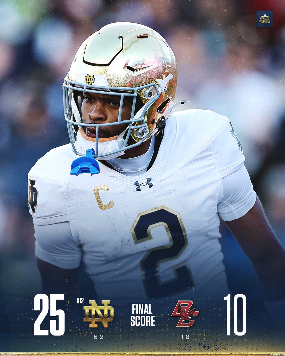 Final. #GoIrish ☘️