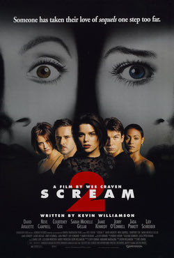 super_botch's tweet image. #NowWatching 
Scream 2 (1997) 

Rewatching the entire franchise after rewatching Scream (1996) last night I’ve decided to revisit every single movie. I feel like this one is l underrated by folks it’s genuinely a brilliant follow up I think. 

What would you rate it? 
#Scream2