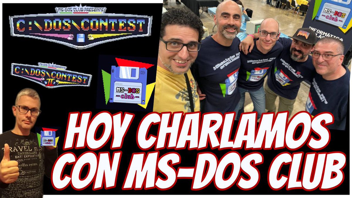 Ya está disponible la charla con los amigos de <a href="/MsDOSClub/">𝐌𝐒-𝐃𝐎𝐒 𝐂𝐋𝐔𝐁</a> KAL &amp; LOGARAN tanto en iVoox go.ivoox.com/rf/161694566 como en Youtube youtube.com/live/wts4lN7X_… . Suscribíos y comentad 💯