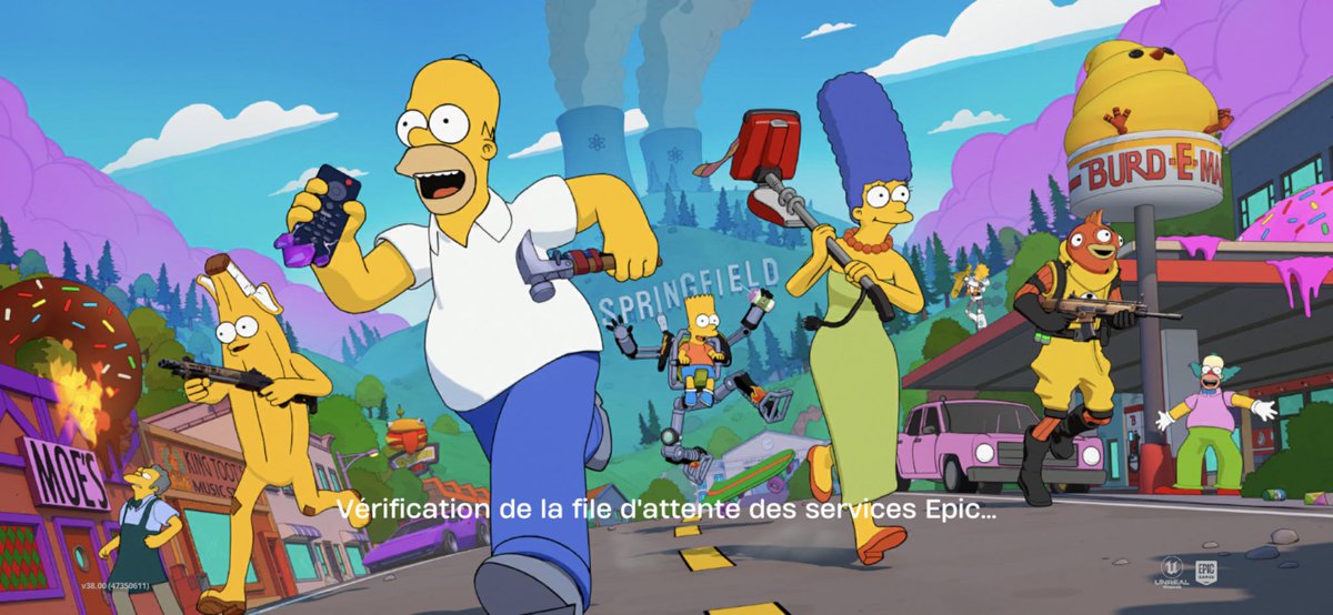 fayzer_xr's tweet photo. Annonce peut-être la maintenance des file d’attente seront finies vers 20h30 estimation #Fortnite #Simpsons #epicgames # https://t.co/5HNRDeINSl