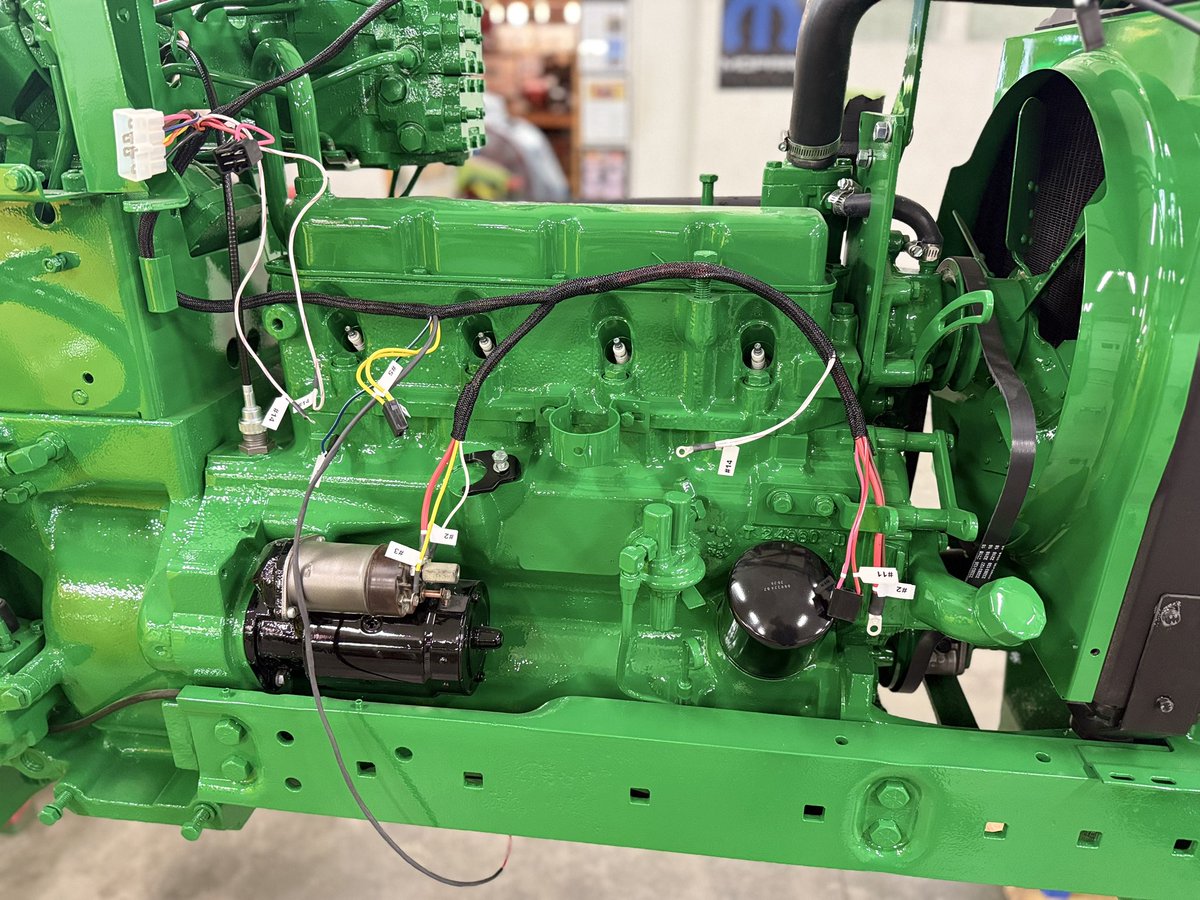 ScanlanTractor's tweet image. Rims and Tires on the 2510 Now starting to wire it