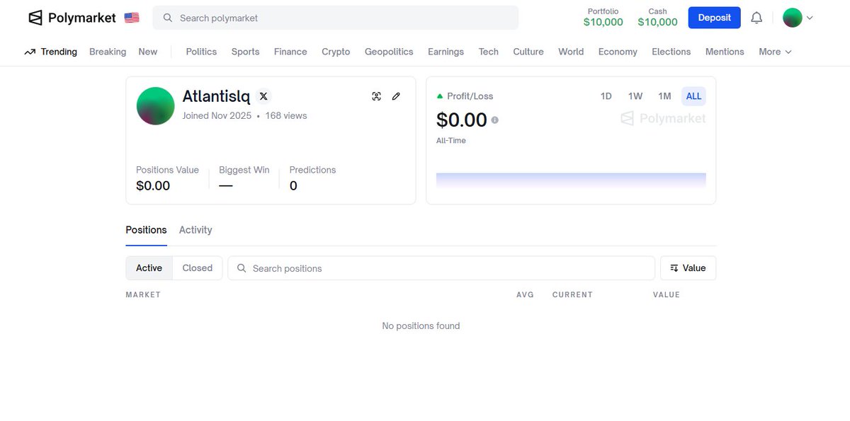 Atlantis liquidity tweet media