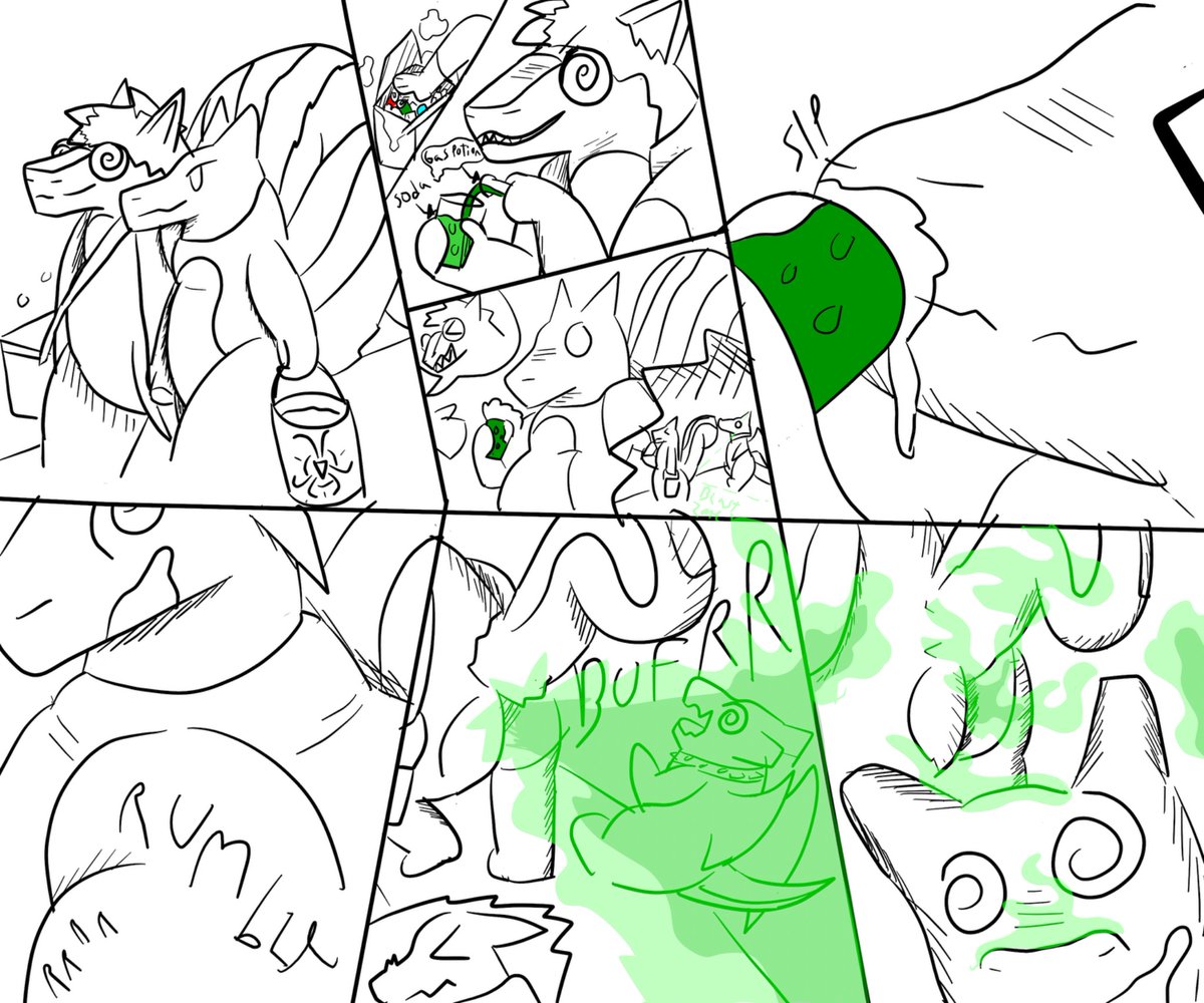 Finally did something on time for Halloween haha.

Carls gas potions are rather powerful haha.