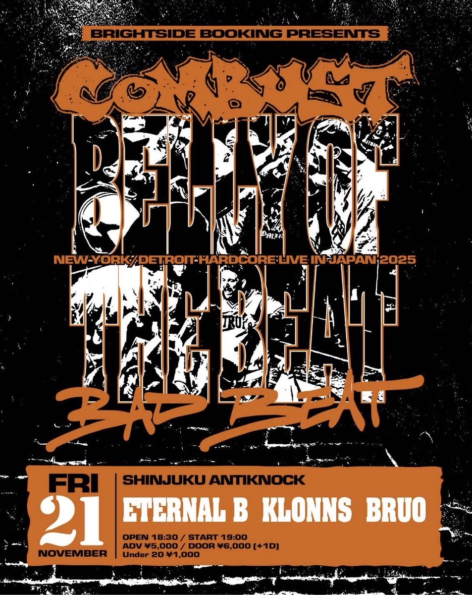tera_6526's tweet photo. 過ぎてしまいましたが
11月のライブ

11/1(sat) Forbear(support)
📍SHIBUYA EGGMAN

11/2(sun) KING KILL
📍KOIWA BUSHBASH

11/3(mon) geji
📍SHIMOKITAZAWA SHANGLIRA

11/21(fri) BRUO
📍SHINJUKU ANTIKNOCK https://t.co/3iKH5OKcVL