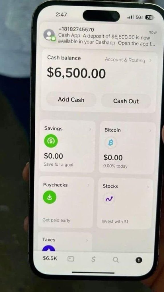 CASH APP IS LETTING
$3000 UPWARDS JUST SAY” GLITCH