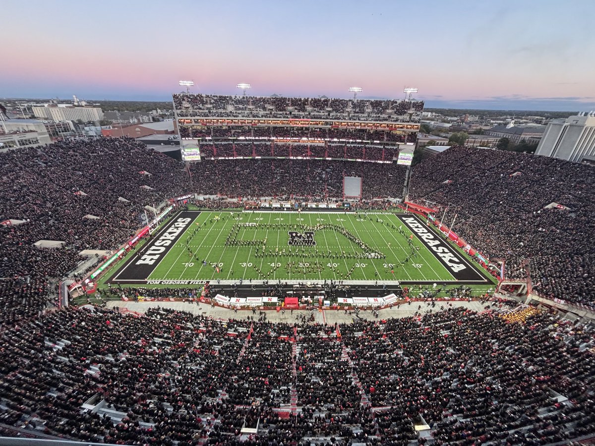 Blacked out. 

#Huskers <a href="/1011_News/">10/11 News</a>