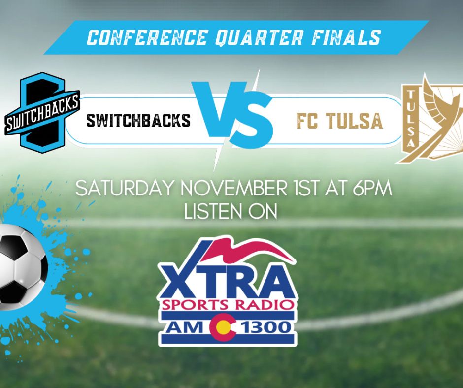 ⚽ The REAL Season Begins! ⚽

<a href="/SwitchbacksFC/">Switchbacks FC</a> is back in the playoffs and ready to defend their title against top-seeded FC Tulsa! 🏆

🎧 Catch every moment of this Western Conference Quarterfinal showdown with <a href="/GingerlyTweets/">Ryan Kaufman</a> &amp; <a href="/RolandVargish/">Roland Vargish</a> 

Listen for FREE:
📻 1300 AM
💻