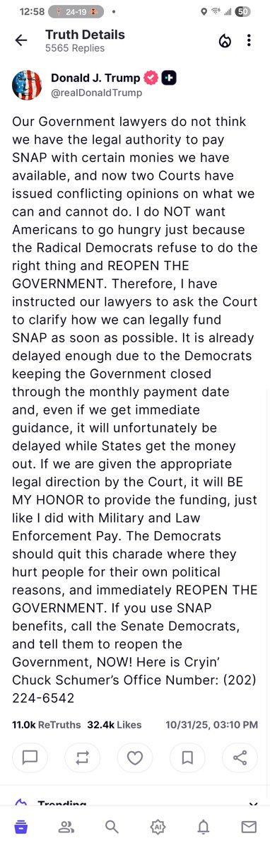 <a href="/MeidasTouch/">MeidasTouch</a> Why not include the fact that Trump is offering to do it,  but the judges have to show how he can legally without breaking another law
