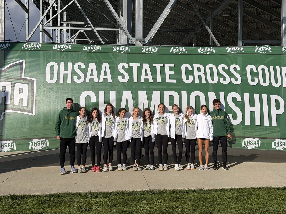 GlenOakAthletic's tweet image. Congratulations to our Girls &amp;amp; Boys Cross Country teams on finishing their 2025 seasons at the state meet! Our girls finished tied for 14th overall as a team and had their first All-Ohio runners since 2006 - both Sydney Long and Marissa Kromi earning the honors! Congratulations!
