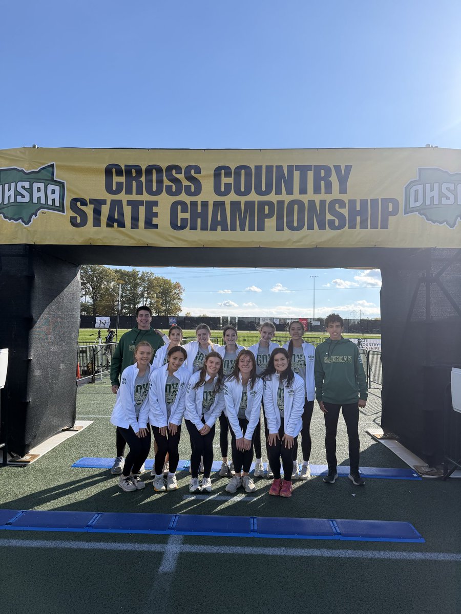 GlenOakAthletic's tweet image. Congratulations to our Girls &amp;amp; Boys Cross Country teams on finishing their 2025 seasons at the state meet! Our girls finished tied for 14th overall as a team and had their first All-Ohio runners since 2006 - both Sydney Long and Marissa Kromi earning the honors! Congratulations!