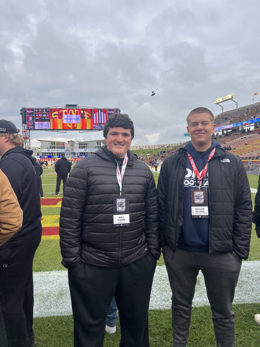 Good to see you at the ISU game day visit <a href="/DeclanH2028/">Declan Heying</a>. We should go fishing again!