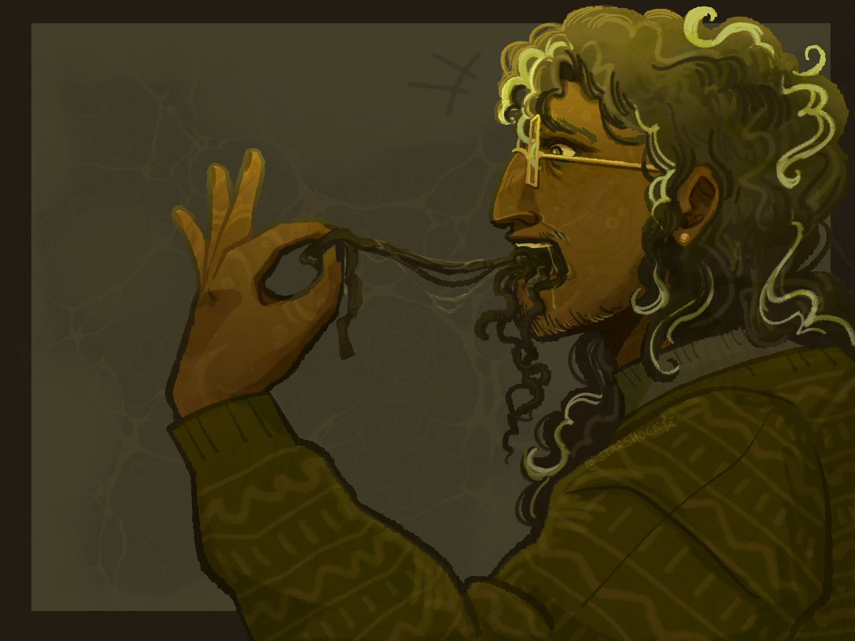 starsh_ck's tweet image. Choking on statements #tma #art