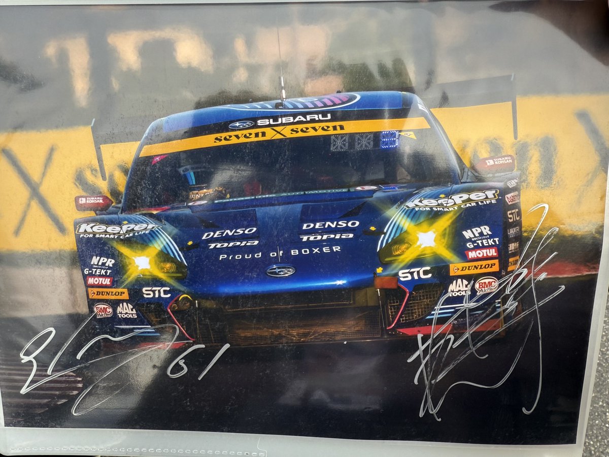 WRC ラリー・ジャパン 初開催年 SUBARU サイン帽子 WRC ラリー