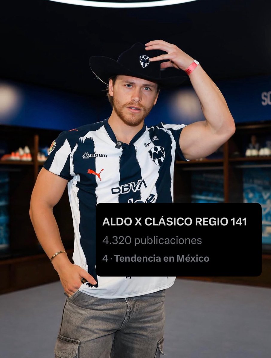 DondeEstaAldo's tweet photo. ALDO X CLÁSICO REGIO 141 se posiciona en lugar número #4 de Tendencias en México.

Deja aquí 10 comentarios con la frase oficial + un objeto de fútbol. ⚽️

#AldoViral https://t.co/IHU1UQKraB