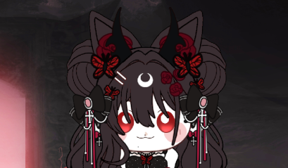 RenkaVT's tweet photo. OMG OMG guys look at this adorable chibi version. Big thanks to @cypurrpunk for creating little version of CEO of the nine hells ♥ 

#Vtuber #renkavtart https://t.co/3Dz7AtVhFT