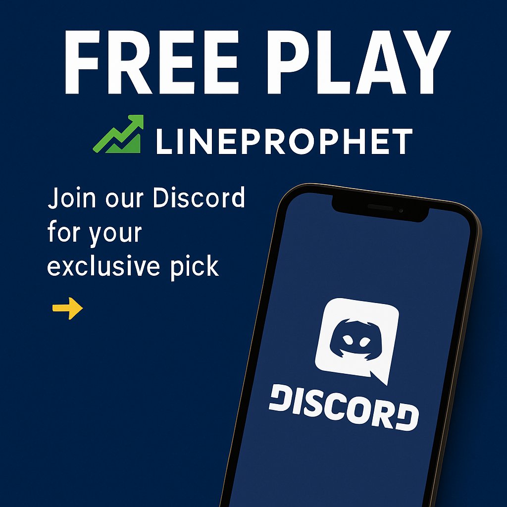 LineProphetLLC's tweet image. 🚨 Big news, sports fans! 🚨  
Get your FREE PLAY today with LineProphet! 🎲

Join our Discord for your exclusive pick:  
👉 discord.com/invite/pJjmnhv…  

This is your chance to boost your game 🏆🔮   
#FreePick #SportsBetting #LineProphet  

Don&apos;t miss out! 🔥🎉
