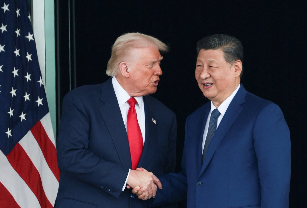 🚨 INVESTING : Cina sospende alcune restrizioni sulle esportazioni di terre rare e indagini su aziende di chip come parte dell'accordo Trump-Xi, afferma gli Stati Uniti