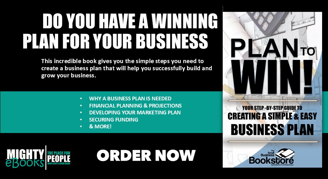 MightyeBooks's tweet photo. This #eBook from is a comprehensive, easy-to-understand guide designed to help #entrepreneurs navigate the essential steps of creating a successful #businessplan for their #startup or existing #smallbusiness.

Get Your Copy Today!   https://t.co/AX9vUTXYRt https://t.co/WDryidOrbx