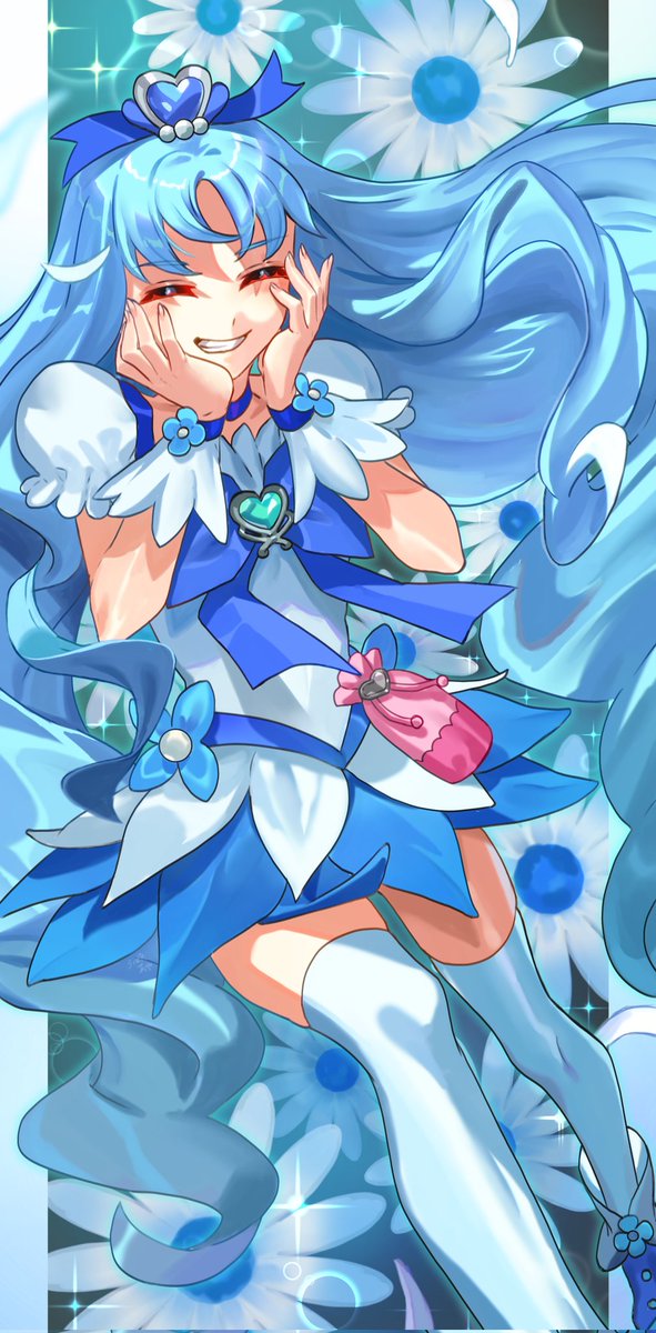 海風に揺れる一輪の花！キュアマリン
 #precure