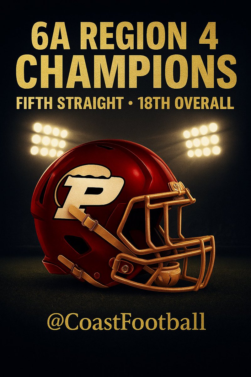 Coastfootball's tweet photo. 🏆 REGION CHAMPIONS — 2025 SEASON 🏆
#CoastFootball #StatMan #FridayNightFallout
———
7A REGION 4 – GULFPORT ADMIRALS
The Admirals reclaimed the crown for the first time since 2019, capturing their 13th overall region championship. Under Coach Pennock, Gulfport rode a dominant defense and a balanced offense to six straight wins to finish the regular season on top. The Admirals are once again the gold standard on the Coast.
———
6A REGION 4 – PICAYUNE MAROON TIDE
Picayune continues to make history — five straight region titles, 18th overall, and an incredible 28-game region winning streak. Under Coach Stogner, the Maroon Tide have turned consistency into a dynasty, proving once again why they’re one of Mississippi’s premier programs. Tough, disciplined, and built for November football.
———
5A REGION 4 – STONE TOMCATS
The Tomcats are back on top in 2025, claiming their 12th region championship and first since 2022. Guided by Coach Aycock, Stone’s mix of physicality and pride fueled a mid-season surge that carried them straight to the title. Tradition runs deep in Wiggins — and the Tomcats just added another chapter to their storied history.
———
4A REGION 8 – PASS CHRISTIAN PIRATES
For the first time ever, the Pirates are region champions. Pass Christian’s defense pitched three shutouts this season — a feat not seen since 1991 — and their offense found new life behind a confident, unified team. Led by Coach Stockstill, the Pirates have built a culture centered on belief, toughness, and brotherhood. It’s the first region title in school history, and it signals a new era on the Coast. “The Pass” has officially arrived.
———
📸 From Gulfport’s return to glory, to Picayune’s dynasty, Stone’s resurgence, and Pass Christian’s breakthrough — the Coast just delivered one of its most memorable regular seasons ever.
#CoastFootball #RegionChamps #StatMan #FridayNightFallout #MississippiFootball #HighSchoolFootball 🏈
