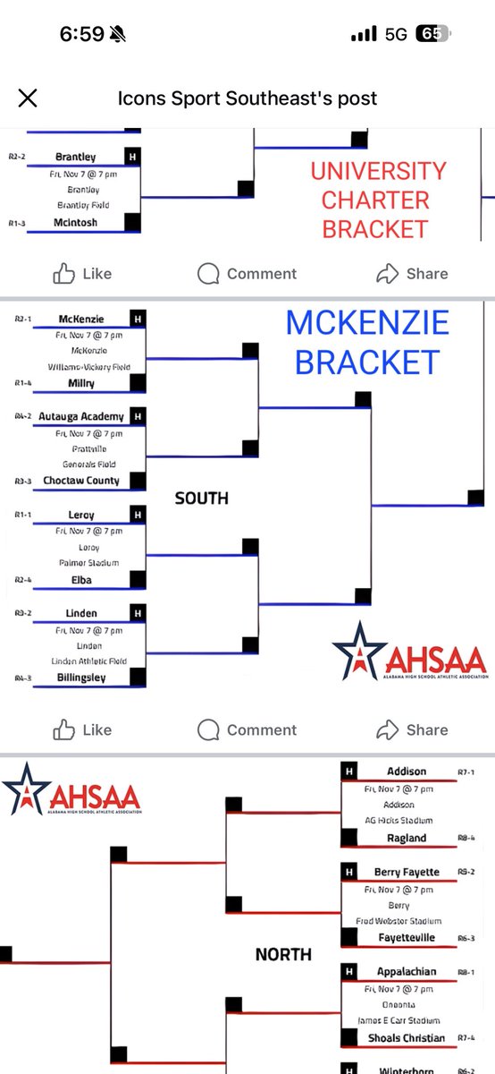 Hey everyone, we appreciate when you share our brackets, but please make sure to tag us or give us credit at least and preferably don’t remove our logo…