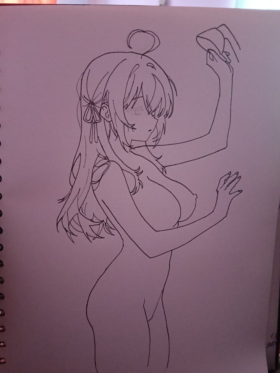 andyby2005's tweet photo. Dibujo a medias ya está completo así que lo verán después #draw #alya  #drawing #anime #h https://t.co/laeZzEDrEV
