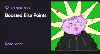leaf_swan's tweet photo. A little correction has to be made.
On the @Superboard_ when you click on '' read more '' at the boosted Elsa points you only see Top 10: x0.75 Elsa Points

BUT although there is NO scroll button... you can scroll down and see more rewards for @HeyElsaAI 

🥇 Top 10: x0.75 Elsa Points

🏅 Next 200: x0.5 Elsa Points

🎖️ Next 500: x0.25 Elsa Points

✨ All remaining participants: x0.15 Elsa Points

📤 All points will be distributed via HeyElsa after the campaign concludes.