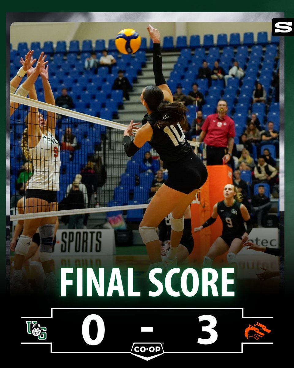It's a weekend split in Kamloops.

The Huskies fall to the WolfPack in straight-sets and will leave BC with a weekend split as the team moves to 3-3 on the season.

#HuskiePride | #PowerofthePack