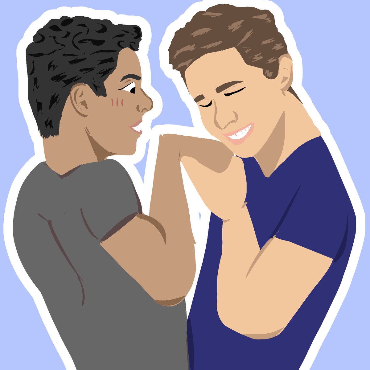 Rare__Pears's tweet photo. we’ve talked a little about #jalfie in the #thenextstep fandom, but what about #jarlie? (James x Charlie) https://t.co/c5JRlgsWKy