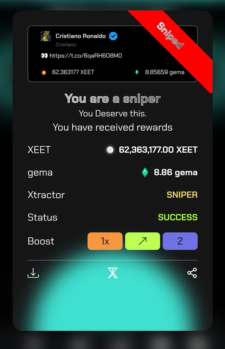 it's that time of the month again!
 
the arme MotherApp mine is temporarily open.

xtract XEET&amp;gema from X posts. 

extraction on <a href="/xarmebot/">Xarme Collective🔻</a> is now unlocked and will run for 72 hours.

who will top the leaderboard this month.

get started here: t.me/xarmeofficialb…