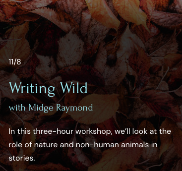 Midge Raymond tweet media