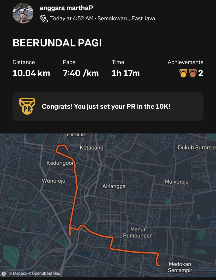 Ternyata dari rumah ke TEPE tidak sejauh itu!!