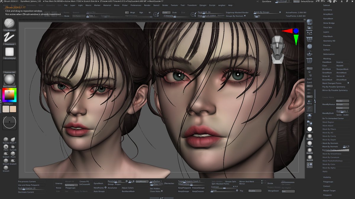 sketch I made during my stream