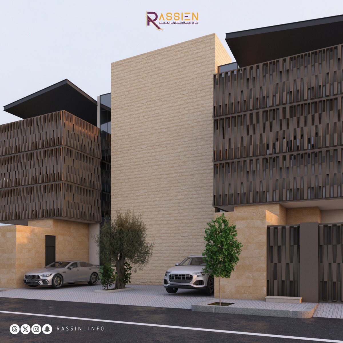 تناغم الحجر مع الظل، وتمازج الصرح مع التفاصيل بدقّةٍ وذوقٍ رصين.
عمل هندسي يرتقي بالتصميم إلى فنٍّ يُروى، وبالرؤية إلى واقعٍ يُبهِر.

#رصين_للاستشارات_الهندسية | #RASSEIN