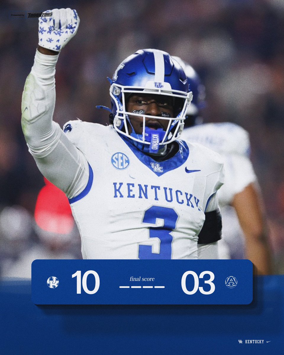 Let’s go!!!! So proud of these dudes! Fantastic win!!! Love their heart and resilience! <a href="/UKFootball/">Kentucky Football</a>