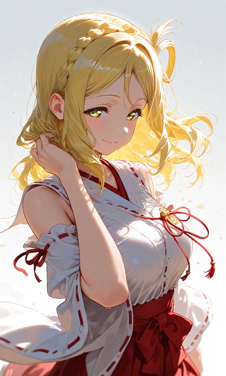 totokiki924's tweet photo. 鞠莉ちゃんもお嬢様ぽい
巫女な鞠莉ちゃん
#AIart #ラブライブ https://t.co/qKAUOb2RrE