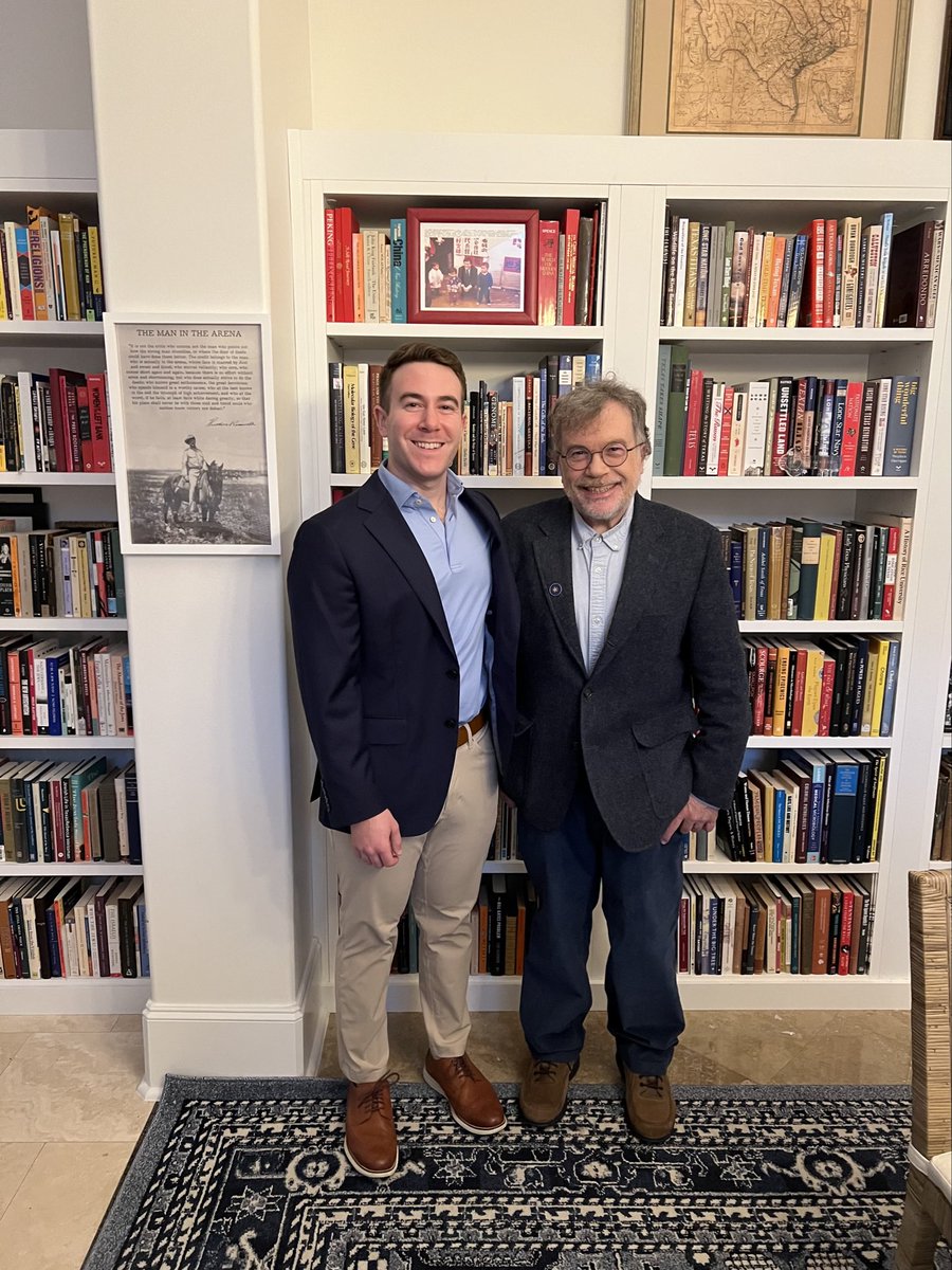 With my good, kind, brilliant son Dan, his wife is out of town, watching the OU game, the best