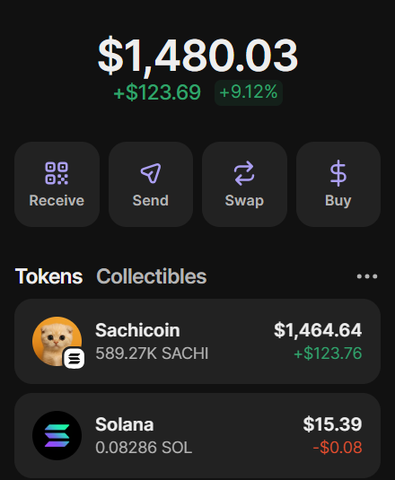 Sachi Coin tweet media