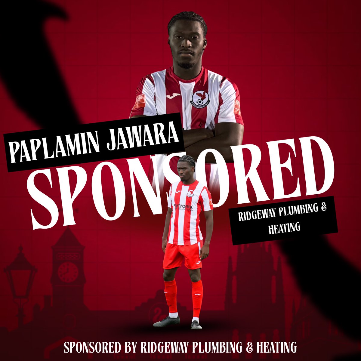 𝙋𝙖𝙥𝙡𝙖𝙢𝙞𝙣 𝙅𝙖𝙬𝙖𝙧𝙖 - 𝙎𝙥𝙤𝙣𝙨𝙤𝙧𝙚𝙙 𝙗𝙮 𝙍𝙞𝙙𝙜𝙚𝙬𝙖𝙮 𝙋𝙡𝙪𝙢𝙗𝙞𝙣𝙜 &amp; 𝙃𝙚𝙖𝙩𝙞𝙣𝙜 🤩

Massive thank you to Ridgeway Heading &amp; Plumbing for sponsoring Paplamin Jawara for the season 🫡

You support is greatly appreciated ❤️

#YourTownYourTeam