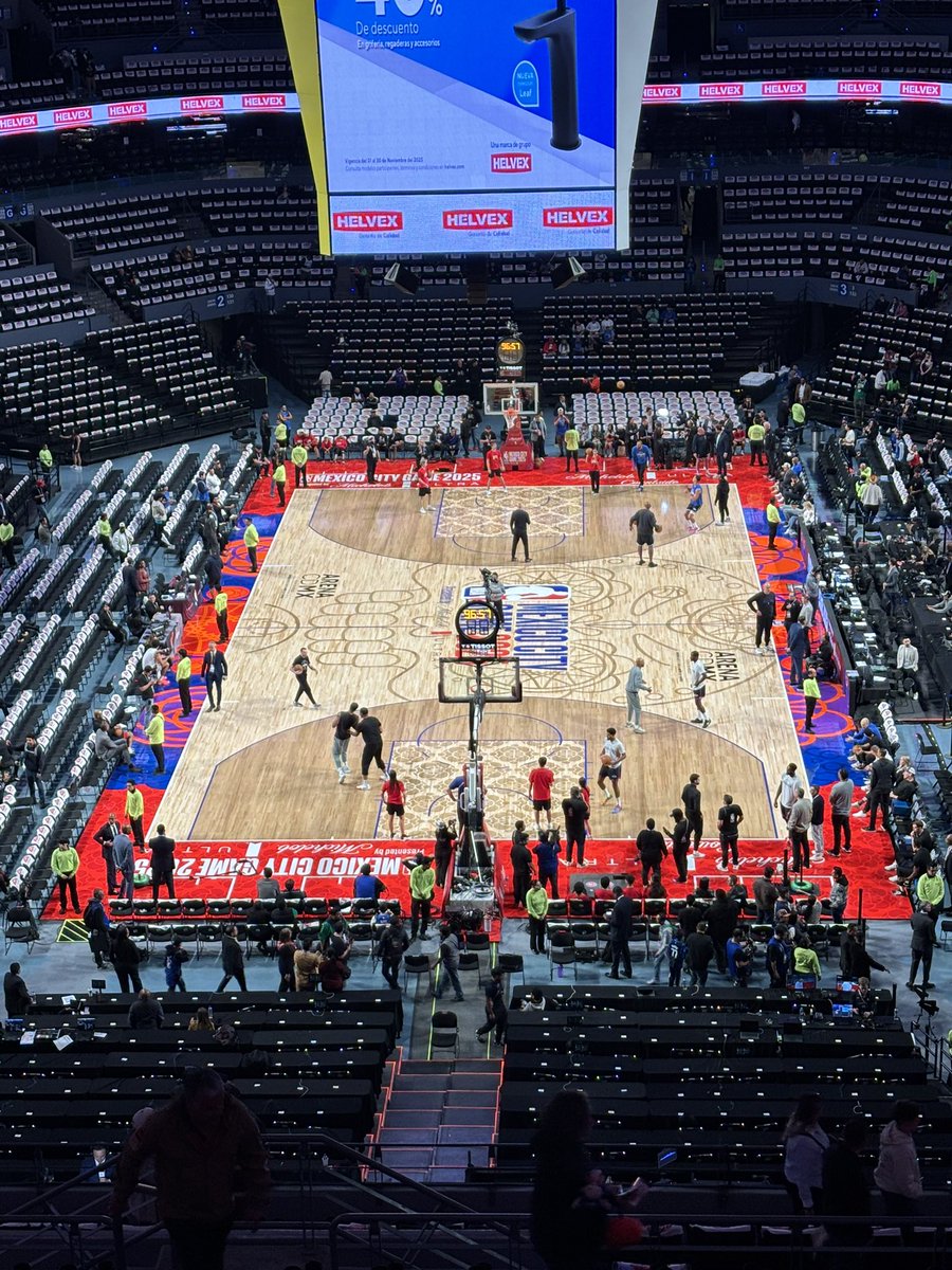 Listos para la #nba #Mexico #mexicocitygame2025