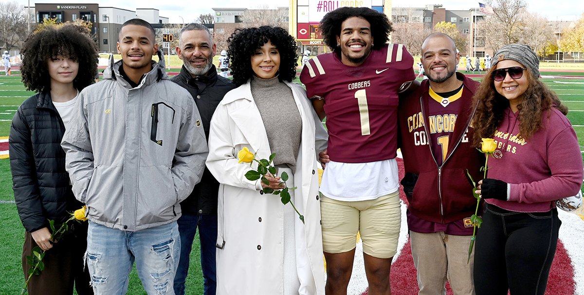 𝗦𝗘𝗡𝗜𝗢𝗥 𝗖𝗘𝗟𝗘𝗕𝗥𝗔𝗧𝗜𝗢𝗡 𝗗𝗔𝗬!
It was Senior Celebration Day at The Jake with the Cobber football seniors &amp; their families being honored before the game with Bethel. Hit the link⬇️ to see all the pre-game pics!

📸: tinyurl.com/yd6ct47d